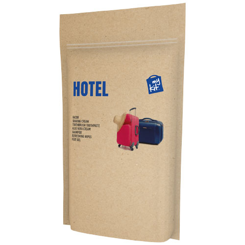Kit d'hôtel personnalisé pochette en papier MyKit Marron kraft
